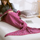 Mermaid Tail Knitted Blanket