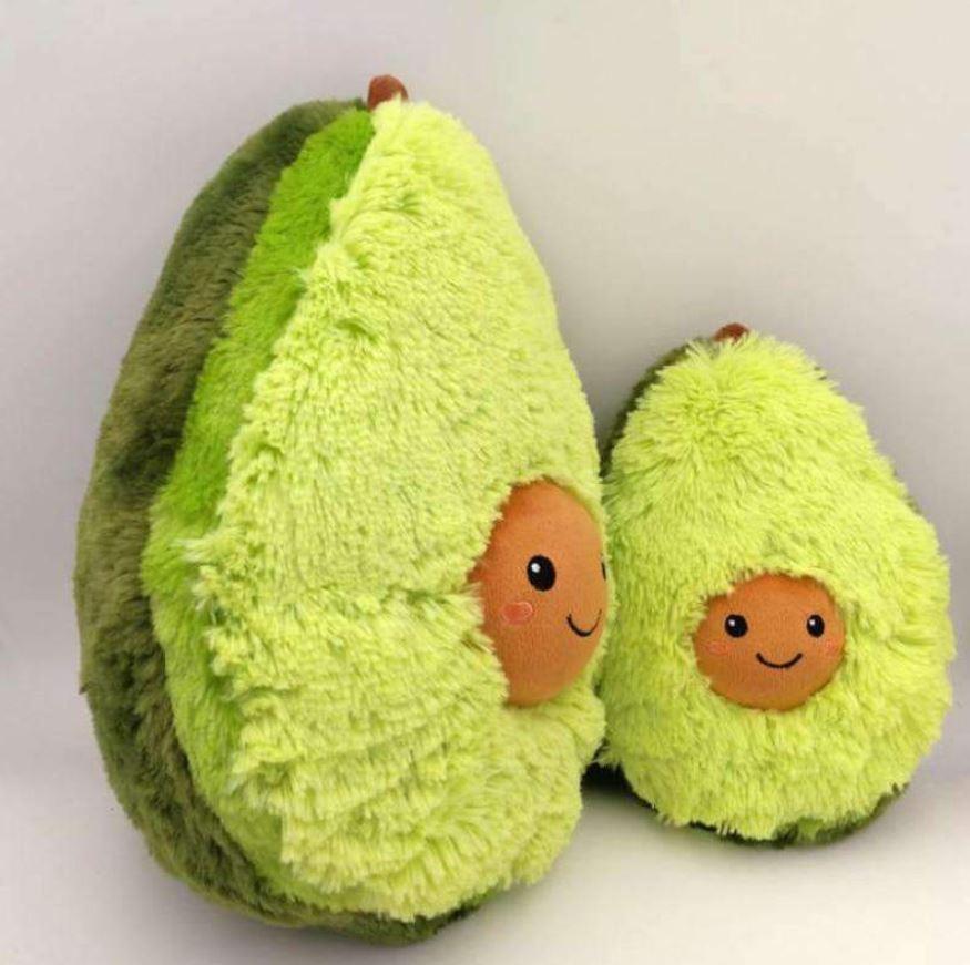 Happy Avocado Fruits Plush Cushion