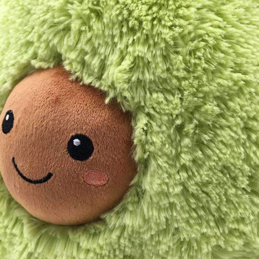 Happy Avocado Fruits Plush Cushion