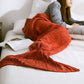 Mermaid Tail Knitted Blanket