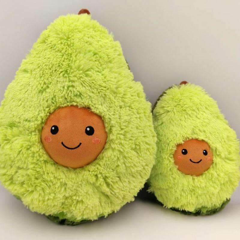 Happy Avocado Fruits Plush Cushion