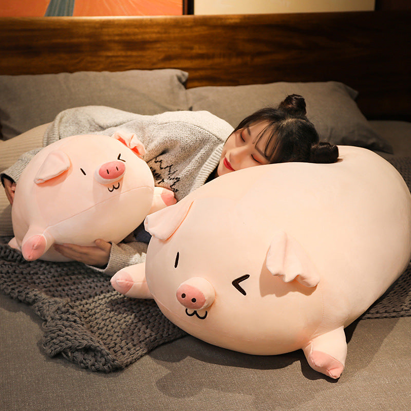 Lazy Pig Pillow Plush