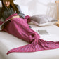 Mermaid Tail Knitted Blanket