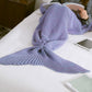 Mermaid Tail Knitted Blanket