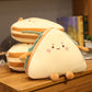 Sandwich Triangle Pillow Plush Cushion